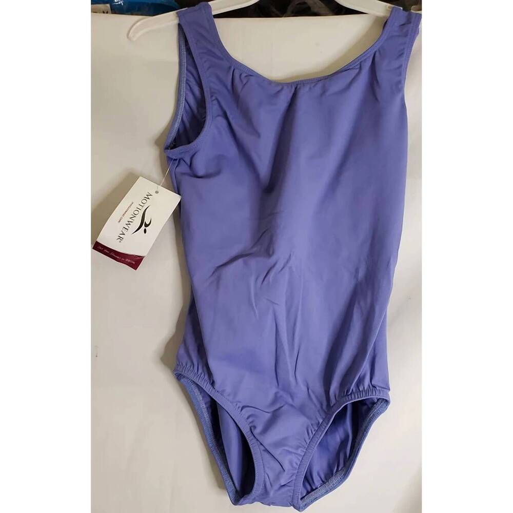 NEW MOTIONWEAR kids hana jr. sweetheart tank leotard in iris